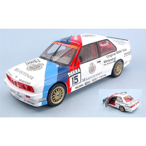 BMW E30 N.15 CHAMPION DTM GR.A 1989 R.RAVAGLIA 1:18 Solido Auto Competizione Modellino