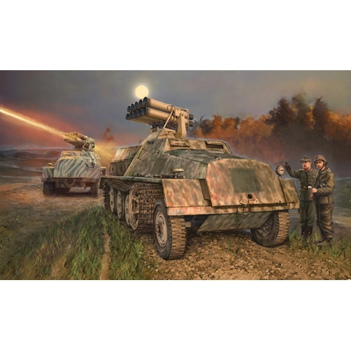 PANZERWERFER 42 15 cm AUF SWS KIT 1:35 Italeri Kit Mezzi Militari Modellino