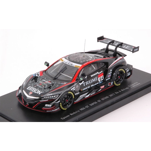 HONDA NSX -GT N.64 10th MOTEGI SUPER GT500 2017 B.BAGUETTE-MATSUURA 1:43 Ebbro Auto Competizione Modellino