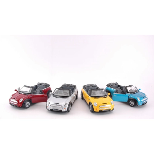 MINI COOPER S CONVERTIBLE cm 12,5 Colori Assortiti (1 Modellino a Scelta) 1:28 Kinsmart Modellismo Giocattolo Modellino