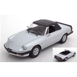 ALFA ROMEO DUETTO SPIDER 3a SERIE 1986 SILVER 1:18 KK Scale Auto Stradali Modellino