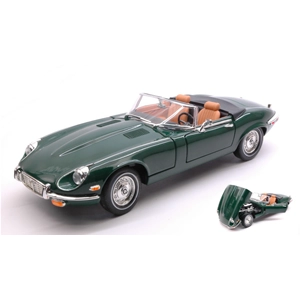 JAGUAR E-TYPE 1971 GREEN 1:18 Lucky Die Cast Auto Stradali Modellino