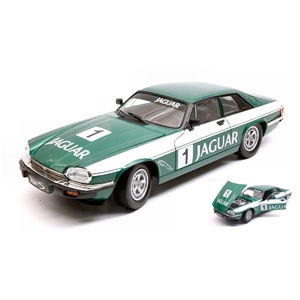 JAGUAR XJS RACING EDITION 1984 GREEN 1:18 Lucky Die Cast Auto Stradali Modellino