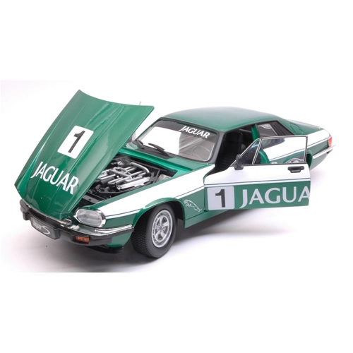 JAGUAR XJS RACING EDITION 1984 GREEN 1:18 Lucky Die Cast Auto Stradali Modellino