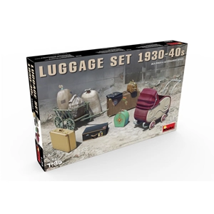 LUGGAGE SET 1930-40s KIT 1:35 Miniart Kit Diorami Modellino