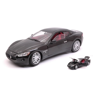 MASERATI GRANTURISMO 2009 BLACK 1:18 MotorMax Auto Stradali Modellino