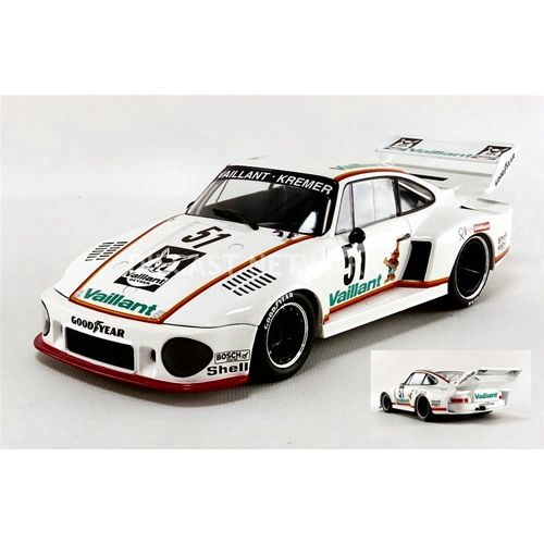 PORSCHE 935 N.51 2nd DRM ZOLDER 1977 B.WOLLEK 1:18 Norev Auto Competizione Modellino