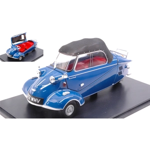 MESSERSCHMITT KR200 CONVERTIBLE ROYAL1995 BLUE 1:18 Oxford Auto Stradali Modellino