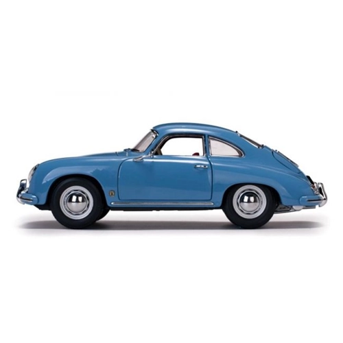 PORSCHE 356A 1500 GS CARRERA GT 1957 LIGHT BLUE 1:18 SunStar Auto Stradali Modellino