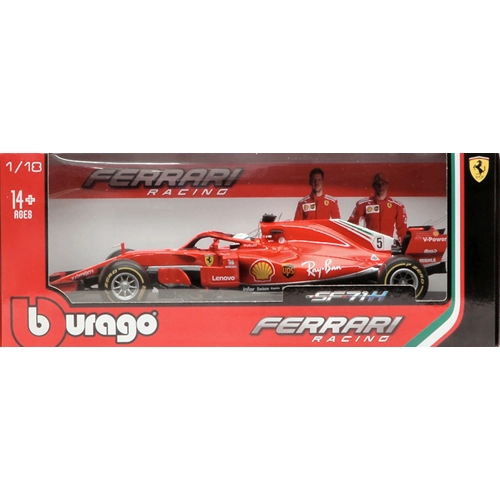 FERRARI SF71-H S.VETTEL 2018 N.5 1:18 Burago Formula 1 Modellino