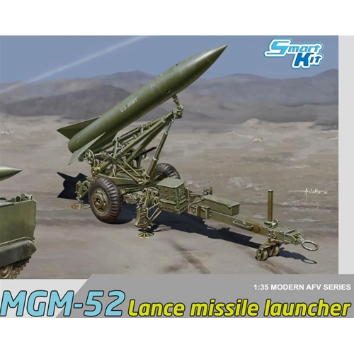 MGM-52 LANCE MISSILE WITH LAUNCHER KIT 1:35 Dragon Kit Mezzi Militari Modellino