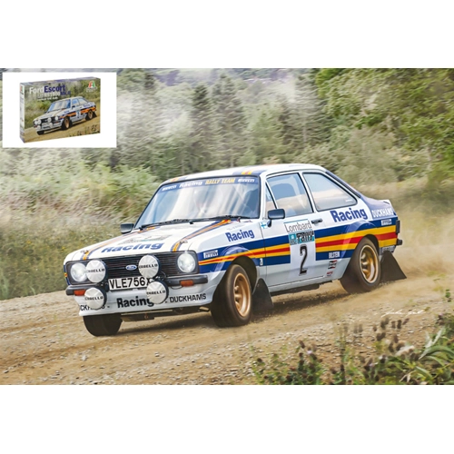 FORD ESCORT RS 1800 MKII N.2 2nd LOMBARD RAC RALLY 1981 VATANEN KIT 1:24 Italeri Kit Auto Modellino