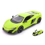 MC LAREN 675 lt 2017 LIGHT GREEN 1:24 Welly Auto Stradali Modellino