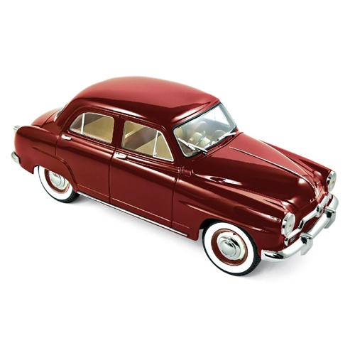SIMCA 9 ARONDE 1953 AMARANT RED 1:18 Norev Auto Stradali Modellino