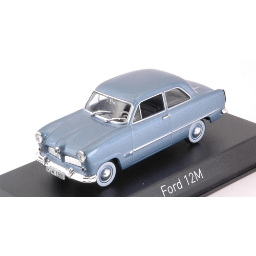 FORD 12M 1954 BLUE METALLIC 1:43 Norev Auto Stradali Modellino