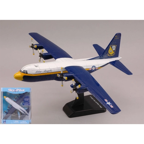 SKYPILOT C-130 HERCULES BLUE ANGELS FAT ALBERT SCALA 1:130 New Ray Aerei Modellino