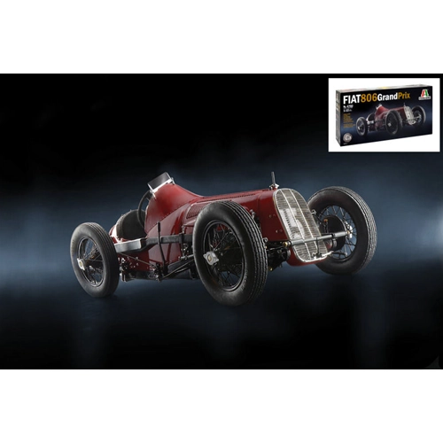 FIAT 806 GRAND PRIX P.BORDINO 1927 N.15 WINNER MONZA MILANO GP KIT 1:12 Italeri Kit Auto Modellino