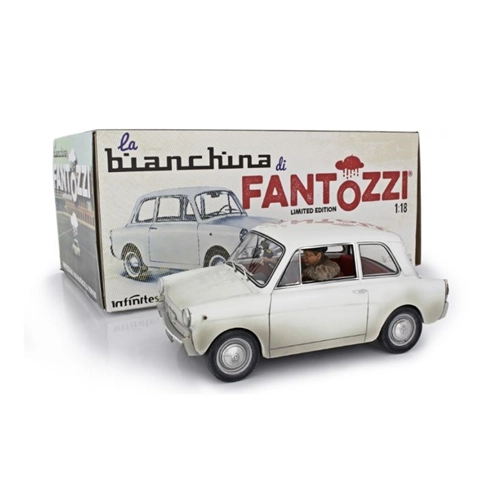 AUTOBIANCHI LA BIANCHINA DI FANTOZZI 1:18 Laudo Racing Movie Modellino