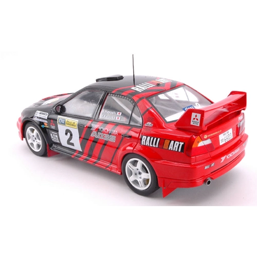 MITSUBISHI LANCER EVO VI N.2 WINNER CAMBERRA 1999 KATAOKA-H.AYASHI 1:18 Triple 9 Auto Rally Modellino