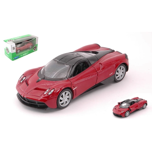 PAGANI HUAYRA 2017 RED SCALA 1:34-39 cm 11 Welly Auto Stradali Modellino