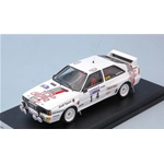 AUDI QUATTRO N.14 RETIRED RAC RALLY 1984 N.HARRIS-M.WILSON 1:43 Trofeu Auto Rally Modellino