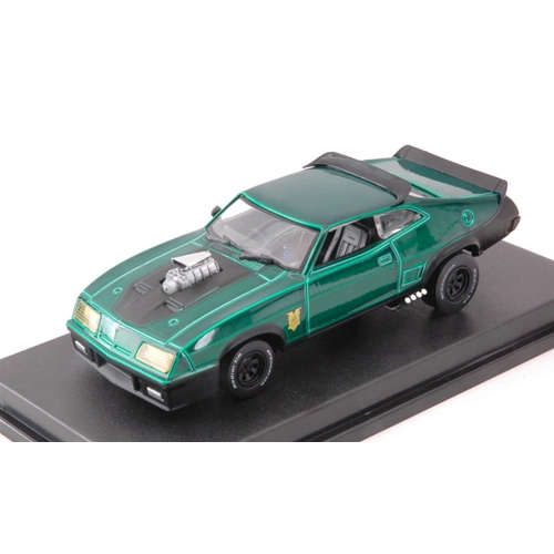FORD FALCON XB 1973 "LAST OF THE V8 INTERCEPTORS 1979" GREEN WHEELS 1:43 Greenlight Movie Modellino