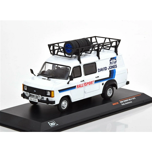 FORD TRANSIT MKII 1979 DAVID JONES RALLYSPORT ASSISTANCE 1:43 Ixo Model Auto Rally Modellino