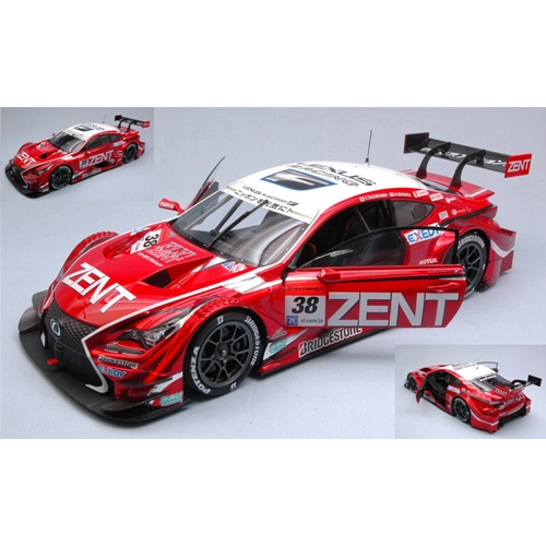 LEXUS RC F N.38 3rd S.GT500 OKAYAMA 2015 Y.TACHIKAWA-H.ISHIURA 1:18 Ebbro Auto Competizione Modellino
