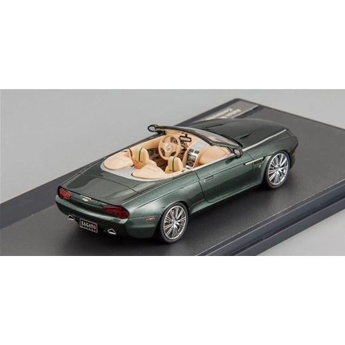 ASTON MARTIN DB9 SPYDER ZAGATO CENTENNIAL GREEN METALLIC 2013 1:43 Matrix Auto Stradali Modellino