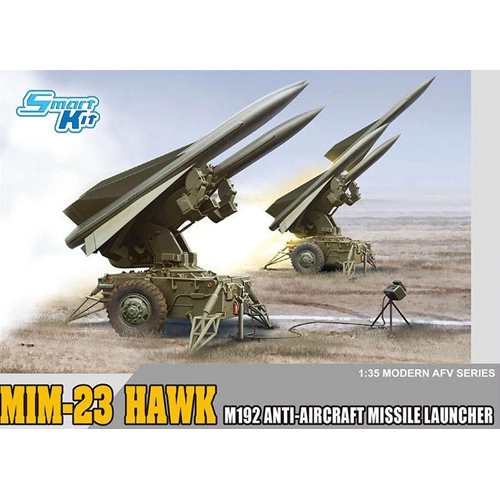 MIM-23 HAWK M192 ANTIAIRCRAFT MISSILE LAUNCHER KIT 1:35 Dragon Kit Mezzi Militari Modellino