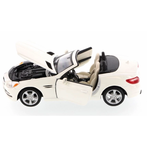 MERCEDES SLK-CLASS 2011 WHITE 1:24 Maisto Auto Stradali Modellino