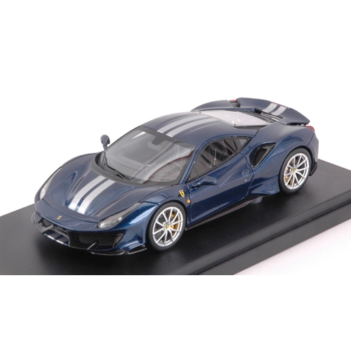 FERRARI 488 PISTA 2018 BLUE TOUR DE FRANCE 522 1:43 Looksmart Auto Stradali Modellino