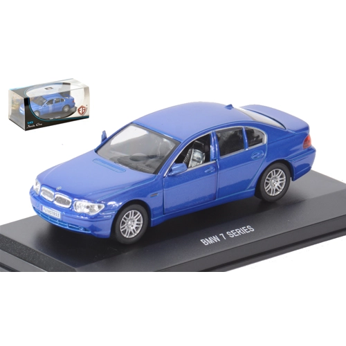 BMW 7 SERIES 2002 BLUE 1:43 Edison Giocattoli Auto Stradali Modellino