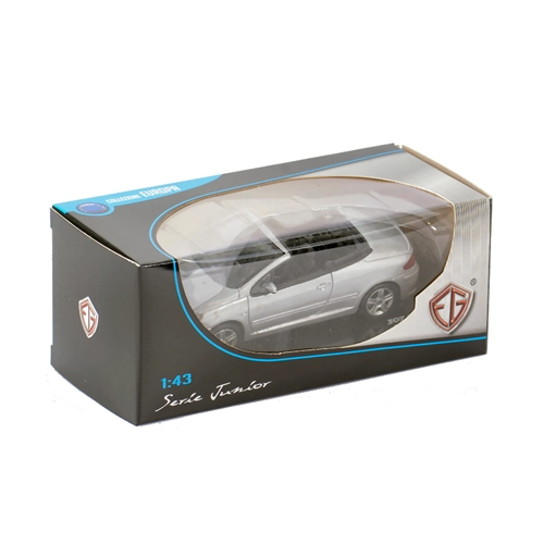 PEUGEOT 307 CC 2006 SILVER 1:43 Edison Giocattoli Auto Stradali Modellino