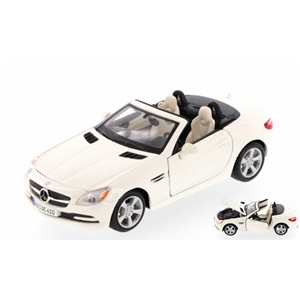 MERCEDES SLK-CLASS 2011 WHITE 1:24 Maisto Auto Stradali Modellino