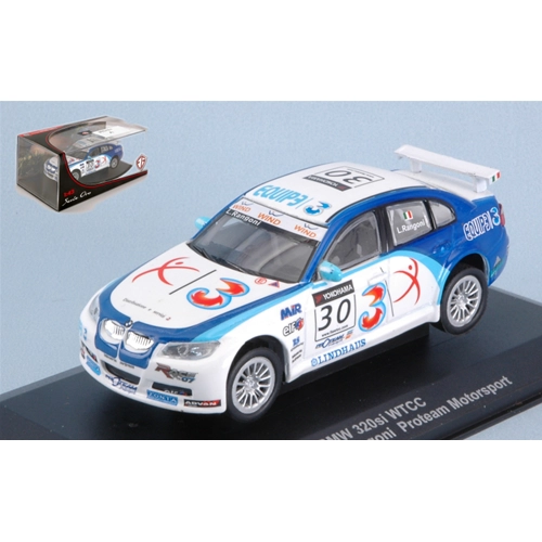 BMW 320si N.30 WTCC 2007 L.RANGONI 1:43 Edison Giocattoli Auto Competizione Modellino