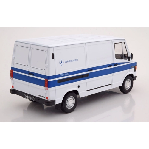 MERCEDES 208D VAN 1988 TRANSPORT MERCEDES SERVICE 1:18 KK Scale Veicoli Commerciali Modellino
