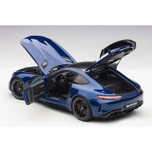 MERCEDES AMG GT R 2017 BRILLANT BLUE METALLIC 1:18 AutoArt Auto Stradali Modellino