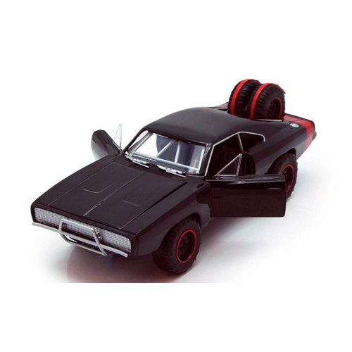DOM DODGE CHARGER R/T OFF ROAD BLACK FAST & FURIOUS 1:24 Jada Toys Movie Modellino