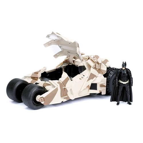 BATMOBILE THE DARK KNIGHT WITH BATMAN FIGURE 1:24 Jada Toys Movie Modellino