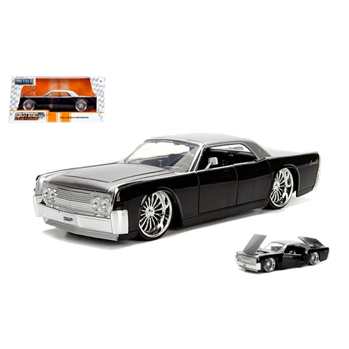 LINCOLN CONTINENTAL 1963 BLACK/GREY 1:24 Jada Toys Tuning Modellino