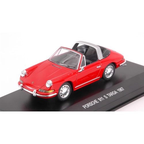 PORSCHE 911 S TARGA 1967 RED 1:43 Edison Giocattoli Auto Stradali Modellino