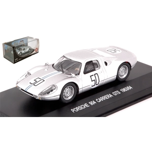 PORSCHE 904 CARRERA GTS N.50 1963/64 SILVER 1:43 Edison Giocattoli Auto Competizione Modellino