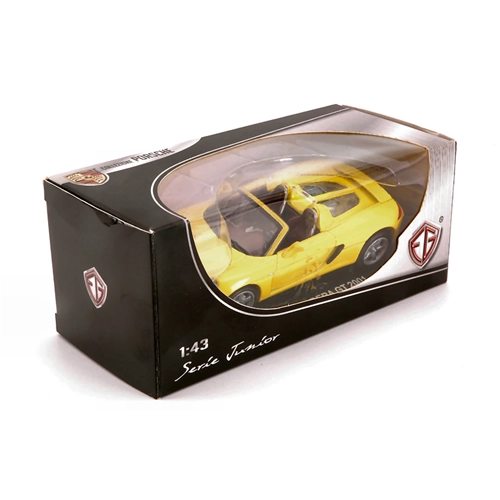 PORSCHE CARRERA GT 2001 YELLOW 1:43 Edison Giocattoli Auto Stradali Modellino