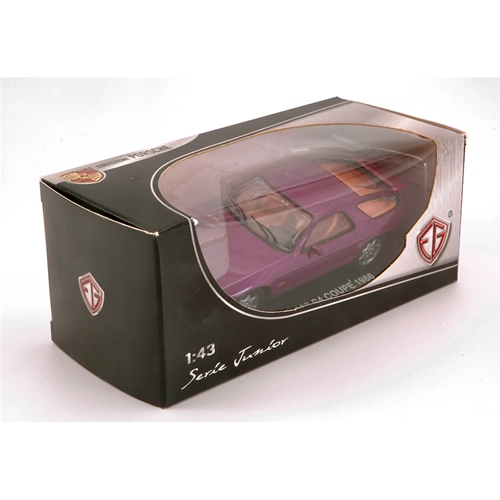 PORSCHE 928 S4 COUPE 1986 VIOLET 1:43 Edison Giocattoli Auto Stradali Modellino