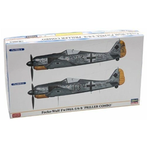FOCKE WULF FW190A -5/6/8 PRILLER (2 KITS IN THE BOX) KIT 1:72 Hasegawa Kit Aerei Modellino