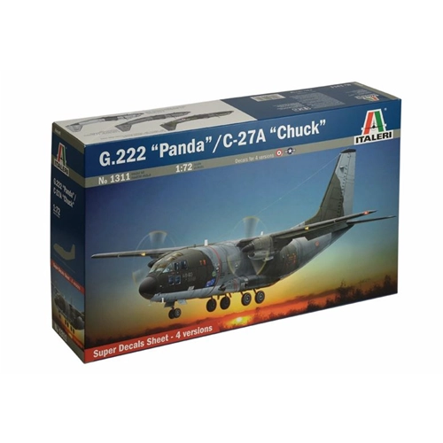 G.222 PANDA/C-27A CHUCK KIT 1:72 Italeri Kit Aerei Modellino