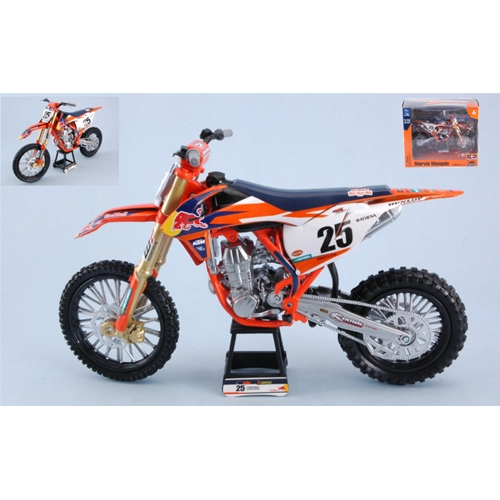 KTM 450SX-F RED BULL N.25 MARVIN MUSQUIN 2018 1:10 New Ray Moto Modellino