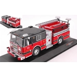SEAGRAVE MARAUDER II TANKER TRUCK FIRE ENGINE 1989 RED/BLACK 1:43 Ixo Model Pompieri Modellino