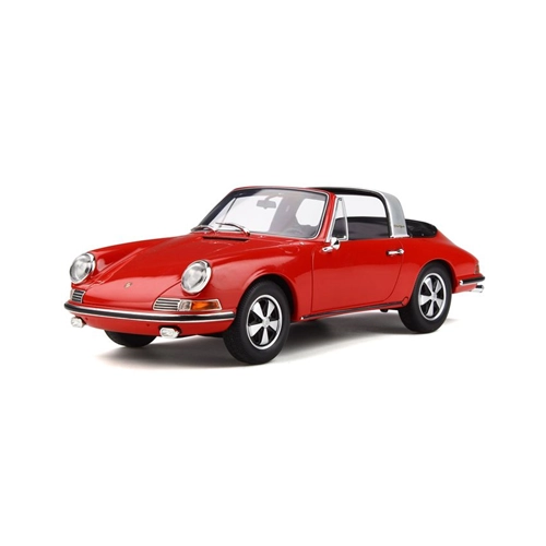 PORSCHE 911 TARGA POLO 1967 RED 1:18 GT Spirit Auto Stradali Modellino